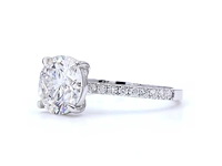 18 karaat witgouden ring met 3,32 ct. diamant - afbeelding 5 van  10