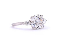 18 karaat witgouden ring met 3,35 ct. diamant - afbeelding 4 van  8