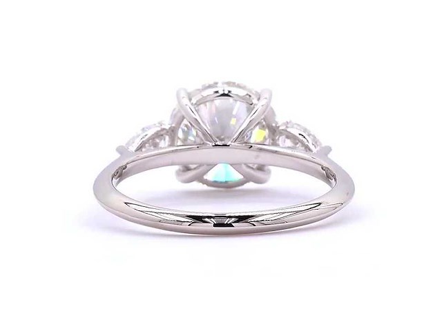18 karaat witgouden ring met 3,35 ct. diamant - afbeelding 3 van  7