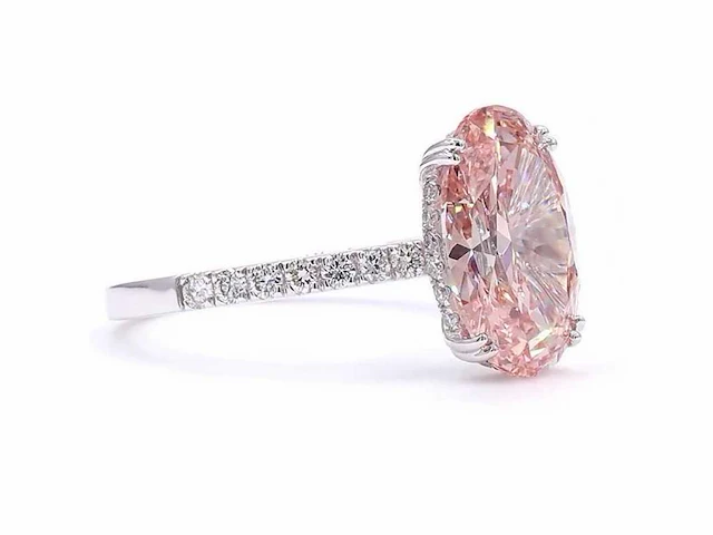 18 karaat witgouden ring met 3,36 ct. diamant - afbeelding 2 van  13