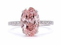 18 karaat witgouden ring met 3,36 ct. diamant - afbeelding 11 van  13