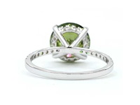 18 karaat witgouden ring met 3,37 caraat diamant - afbeelding 5 van  8