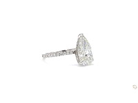 18 karaat witgouden ring met 3,38 crt. diamant - afbeelding 3 van  5