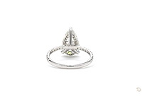 18 karaat witgouden ring met 3,38 crt. diamant - afbeelding 4 van  5