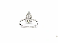 18 karaat witgouden ring met 3,38 crt. diamant - afbeelding 4 van  5