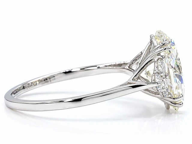 18 karaat witgouden ring met 3,44 ct. diamant - afbeelding 5 van  17