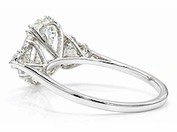 18 karaat witgouden ring met 3,44 ct. diamant - afbeelding 8 van  17