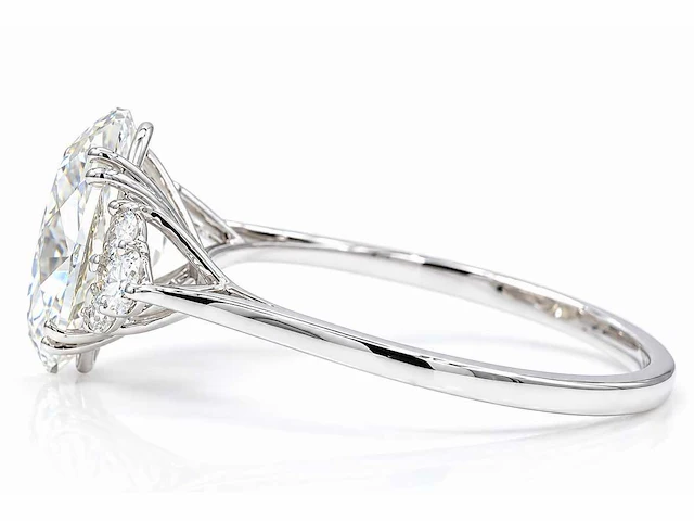 18 karaat witgouden ring met 3,44 ct. diamant - afbeelding 9 van  17