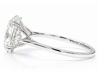 18 karaat witgouden ring met 3,44 ct. diamant - afbeelding 9 van  17
