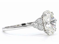 18 karaat witgouden ring met 3,44 ct. diamant - afbeelding 17 van  17