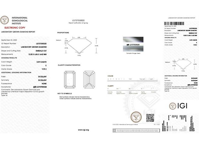 18 karaat witgouden ring met 3,46 crt. diamant - afbeelding 2 van  8