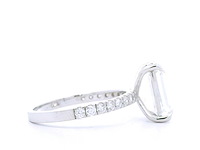 18 karaat witgouden ring met 3,46 crt. diamant - afbeelding 3 van  5