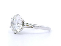 18 karaat witgouden ring met 3,48 crt. diamant - afbeelding 3 van  7