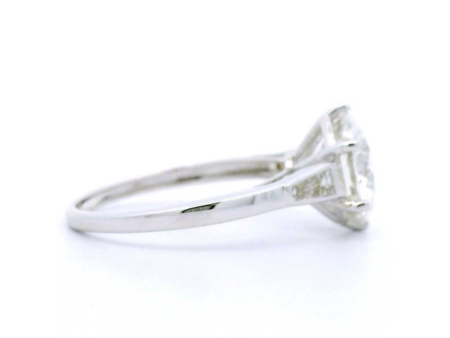 18 karaat witgouden ring met 3,48 crt. diamant - afbeelding 5 van  7