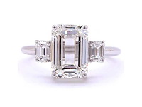 18 karaat witgouden ring met 3,56 ct. diamant - afbeelding 1 van  6