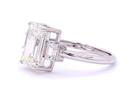 18 karaat witgouden ring met 3,56 ct. diamant - afbeelding 2 van  6