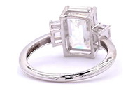 18 karaat witgouden ring met 3,56 ct. diamant - afbeelding 4 van  6