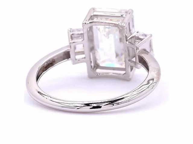 18 karaat witgouden ring met 3,56 ct. diamant - afbeelding 4 van  6