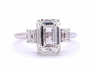 18 karaat witgouden ring met 3,56 ct. diamant - afbeelding 5 van  6