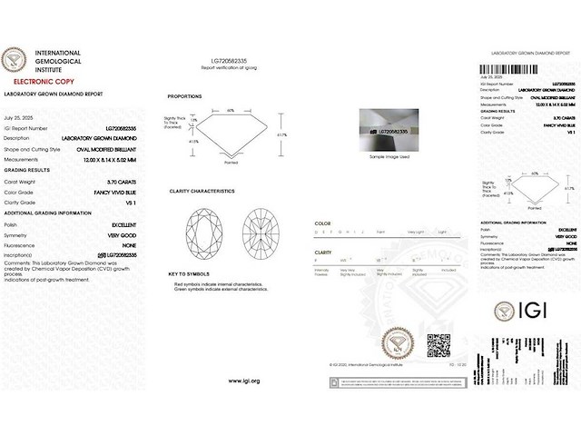 18 karaat witgouden ring met 4,02 crt. diamant - afbeelding 2 van  8