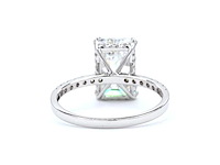 18 karaat witgouden ring met 4,35 ct. diamant - afbeelding 5 van  7
