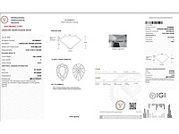18 karaat witgouden ring met 4,36 crt. diamant - afbeelding 2 van  7