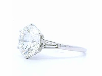 18 karaat witgouden ring met 4,36 crt. diamant - afbeelding 4 van  7