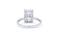 18 karaat witgouden ring met 4,37 ct. diamant - afbeelding 5 van  8