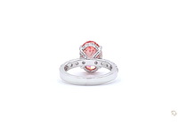 18 karaat witgouden ring met 4,49 crt. diamant - afbeelding 2 van  2