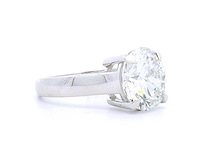 18 karaat witgouden ring met 4,50 crt. diamant - afbeelding 1 van  1