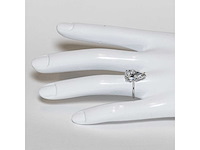 18 karaat witgouden ring met 5,01 crt. diamant - afbeelding 5 van  11