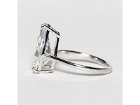 18 karaat witgouden ring met 5,01 crt. diamant - afbeelding 8 van  11