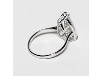 18 karaat witgouden ring met 5,01 crt. diamant - afbeelding 9 van  11
