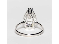 18 karaat witgouden ring met 5,01 crt. diamant - afbeelding 11 van  11