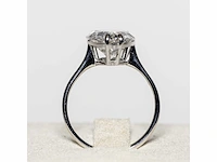 18 karaat witgouden ring met 5,01 crt. diamant - afbeelding 2 van  11