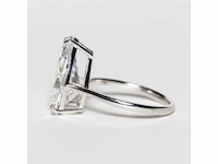 18 karaat witgouden ring met 5,01 crt. diamant - afbeelding 6 van  11