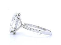 18 karaat witgouden ring met 5,55 crt. diamant - afbeelding 5 van  8