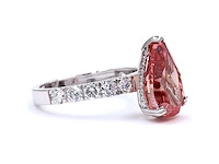 18 karaat witgouden ring met 6,00 ct. diamant - afbeelding 3 van  7