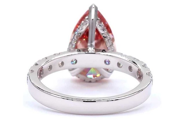 18 karaat witgouden ring met 6,00 ct. diamant - afbeelding 4 van  7