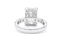 18 karaat witgouden ring met 6,05 ct. diamant - afbeelding 6 van  6