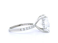 18 karaat witgouden ring met 6,43 ct. diamant - afbeelding 5 van  8