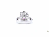 18 karaat witgouden ring met 7,00 crt. diamant - afbeelding 3 van  7