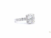 18 karaat witgouden ring met 7,00 crt. diamant - afbeelding 5 van  7