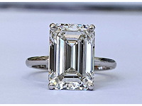 18 karaat witgouden ring met 7,68 crt. diamant - afbeelding 5 van  7