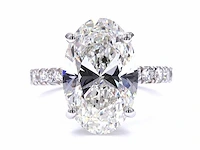 18 karaat witgouden ring met 8,00 ct. diamant - afbeelding 4 van  12