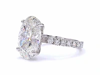 18 karaat witgouden ring met 8,00 ct. diamant - afbeelding 6 van  12
