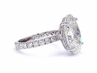 18 karaat witgouden ring met 8,00 ct. diamant - afbeelding 7 van  12