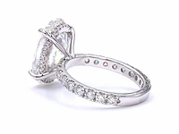 18 karaat witgouden ring met 8,00 ct. diamant - afbeelding 8 van  12