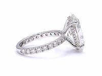 18 karaat witgouden ring met 8,00 ct. diamant - afbeelding 9 van  12