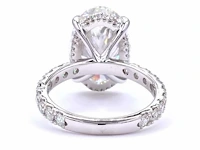 18 karaat witgouden ring met 8,00 ct. diamant - afbeelding 10 van  12